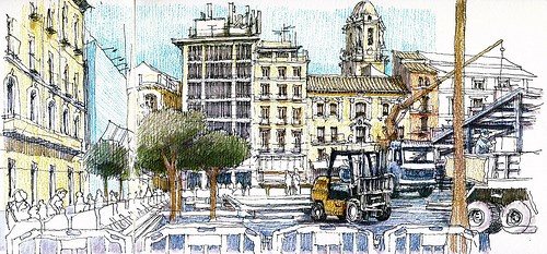 Ilustración de Málaga · generalidades y el centro