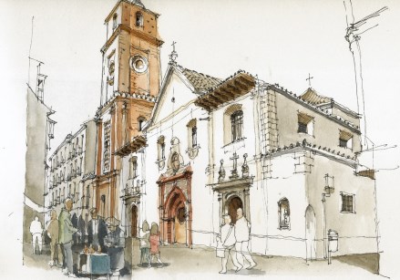 Ilustración de Málaga · generalidades y el centro