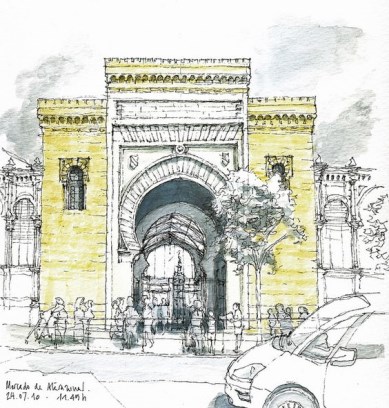 Ilustración de Málaga · generalidades y el centro