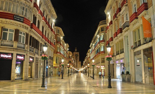 Ilustración de Málaga · generalidades y el centro