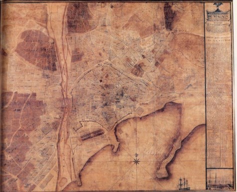 Ilustración de Málaga · generalidades y el centro