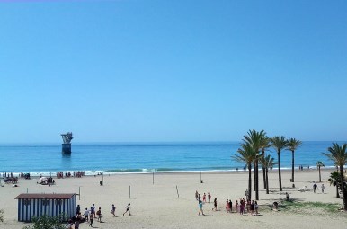 Y en el centro de Marbella destacan la playa del Faro, la playa del Cable