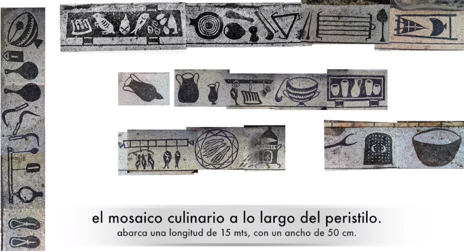 Es el llamado “mosaico de cocina”