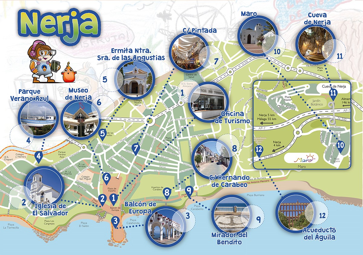 Ilustración de Nerja