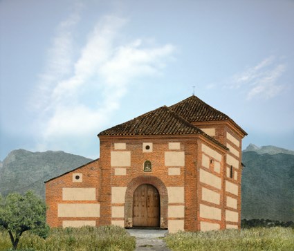 Ermita original, de mayo de 1720, virtual (Dori Castillo D.)