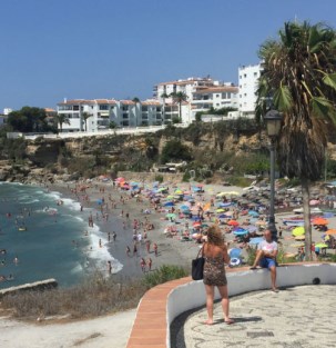 Ilustración de Nerja