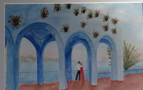 Ilustración de Nerja