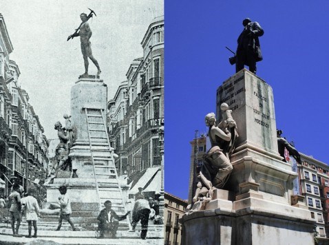 Ilustración de El Parque de Málaga, una visión diferente