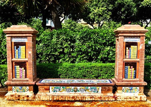 Ilustración de El Parque de Málaga, una visión diferente
