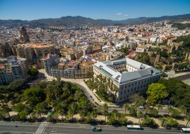 Ilustración de El Parque de Málaga, una visión diferente