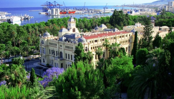 Ilustración de El Parque de Málaga, una visión diferente