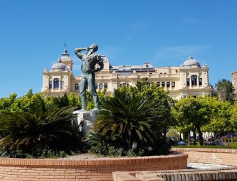 Ilustración de El Parque de Málaga, una visión diferente