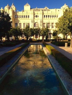 Ilustración de El Parque de Málaga, una visión diferente