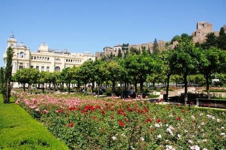 Ilustración de El Parque de Málaga, una visión diferente