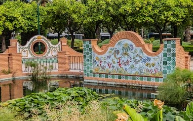 Ilustración de El Parque de Málaga, una visión diferente