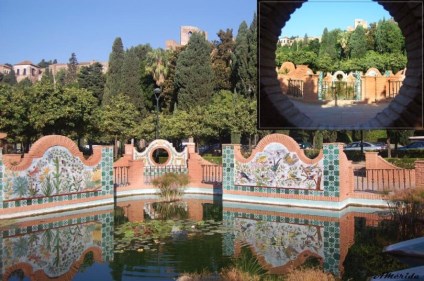 Ilustración de El Parque de Málaga, una visión diferente