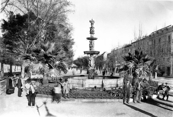 Ilustración de El Parque de Málaga, una visión diferente