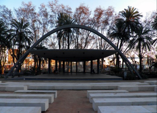 Ilustración de El Parque de Málaga, una visión diferente