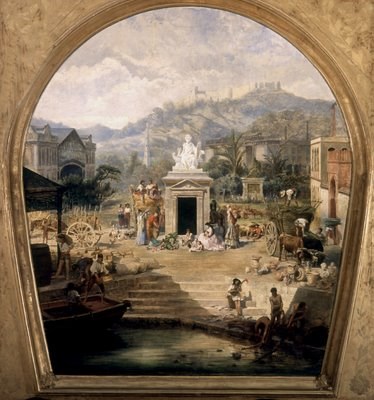 Ilustración de El Parque de Málaga, una visión diferente