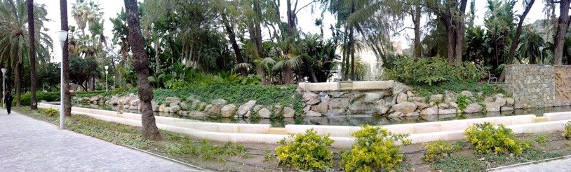 Ilustración de El Parque de Málaga, una visión diferente