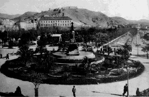 Ilustración de El Parque de Málaga, una visión diferente