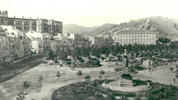 Ilustración de El Parque de Málaga, una visión diferente