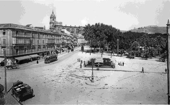 Ilustración de El Parque de Málaga, una visión diferente
