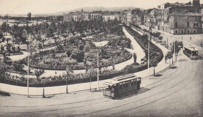 Ilustración de El Parque de Málaga, una visión diferente