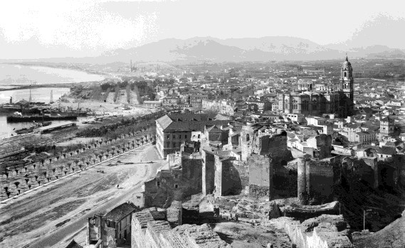 Ilustración de El Parque de Málaga, una visión diferente