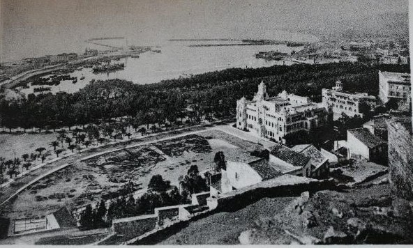 Ilustración de El Parque de Málaga, una visión diferente
