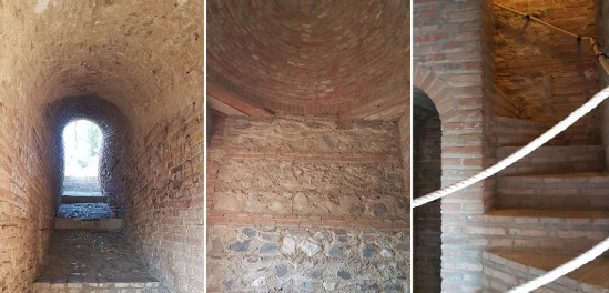 En el “sector oeste” hay un lienzo de muralla original y una torre