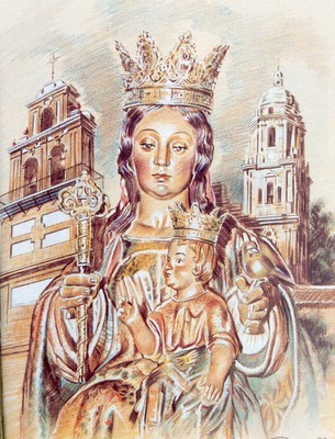 Ilustración de El santuario de la Victoria